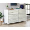 Sauder Boulevard Cafe 6 Drawer Dresser Wba , Safety tested for stability to help reduce tip-over accidents 429409